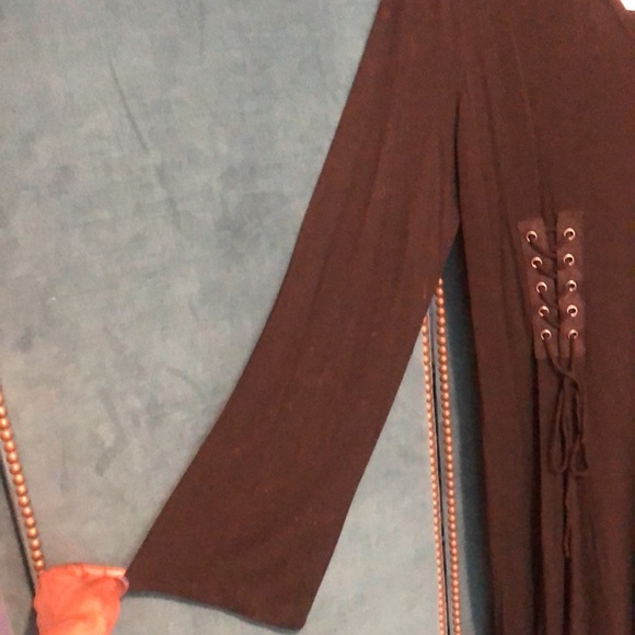 Express Long Sleeve Black Dress - Picture 4 of 4